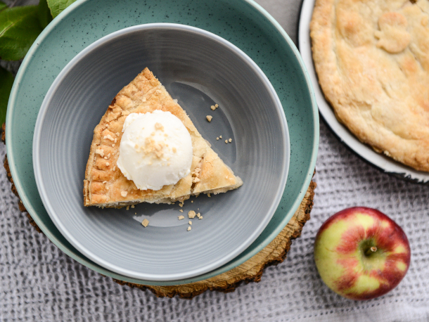 Tarte au sucre et pommes