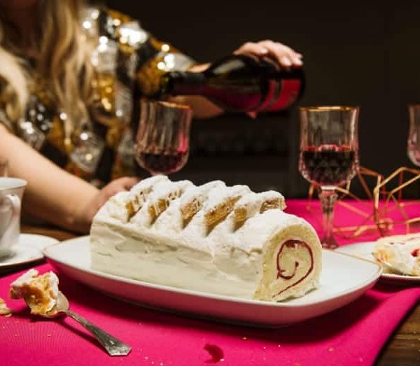 Bûche framboisier