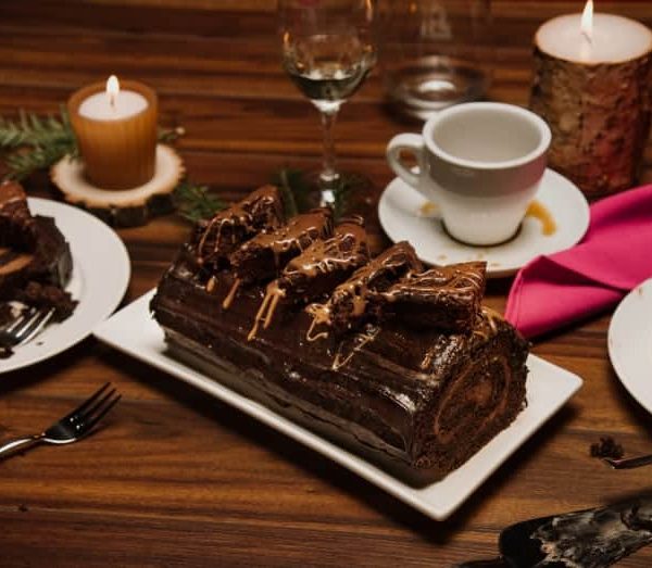 Bûche fudge
