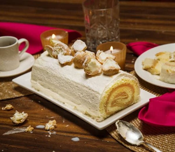 Bûche sucre à la crème