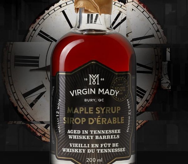 Sirop d’érable vieilli 12 mois en fût de whiskey du Tennessee
