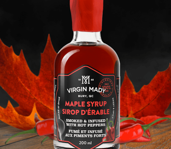 Sirop d’érable fumé et infusé aux piments forts