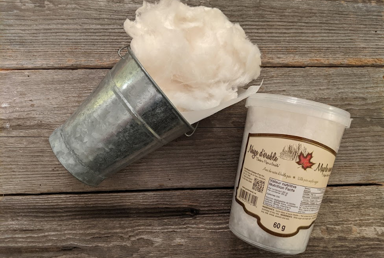 Barbe à papa à l’érable