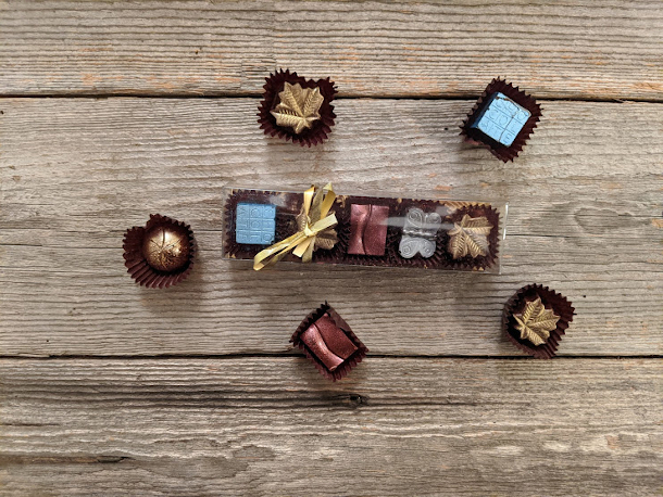 Boîte 5 pièces Chocolat et beurre d’érable