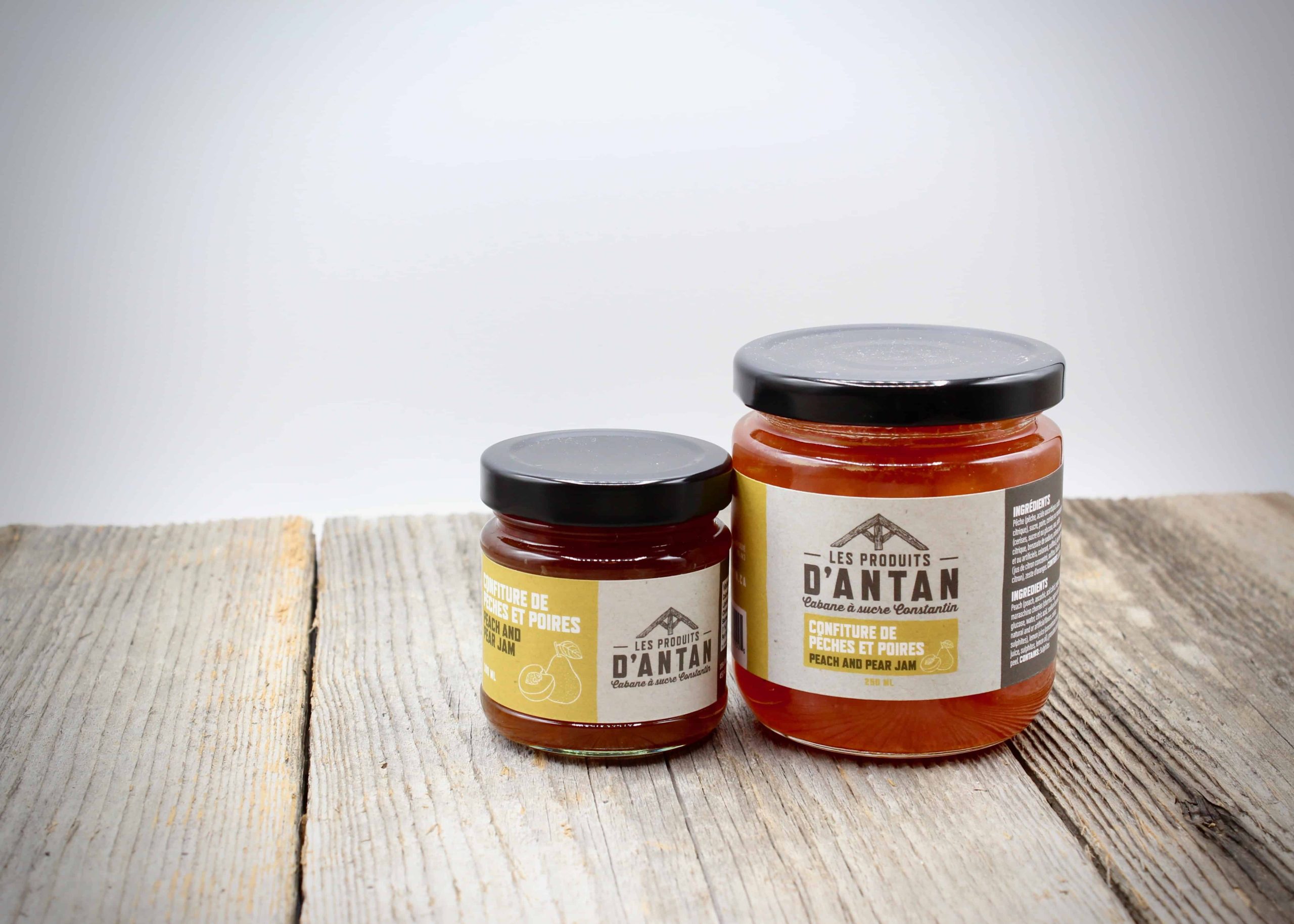 Confiture de pêches et poires