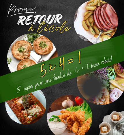 Promo Retour à l’école – Semaine du 7 septembre
