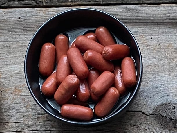 Saucisses dans le sirop